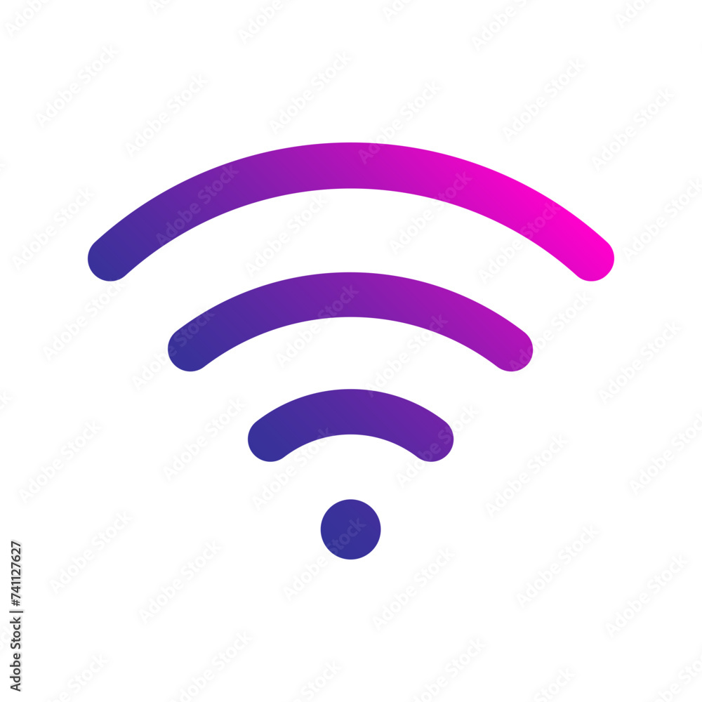 wifi gradient icon wifi gradient icon