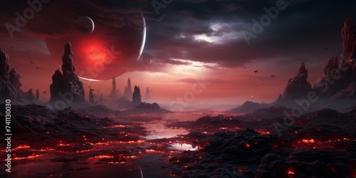 Fantastic red planet photo