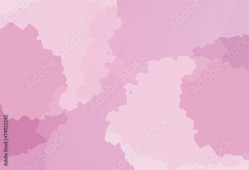 桜の滲み水彩背景素材