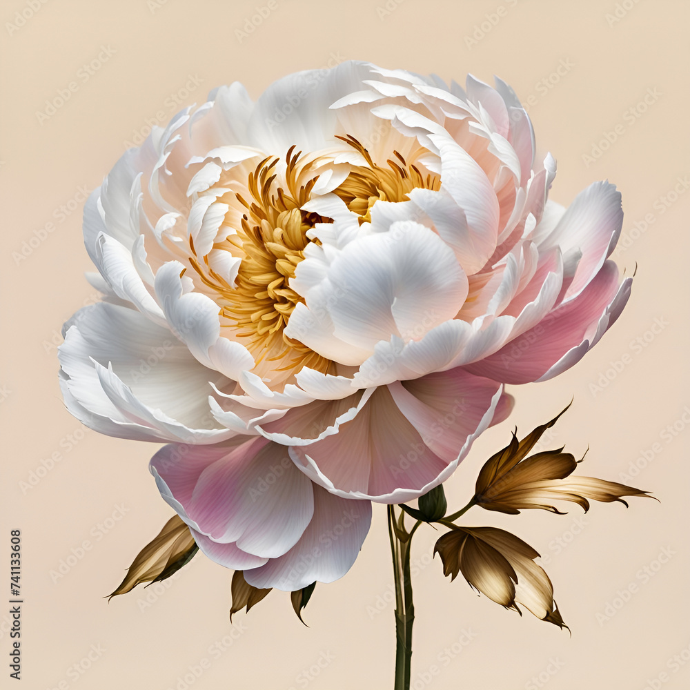 lotus flower isolated on white