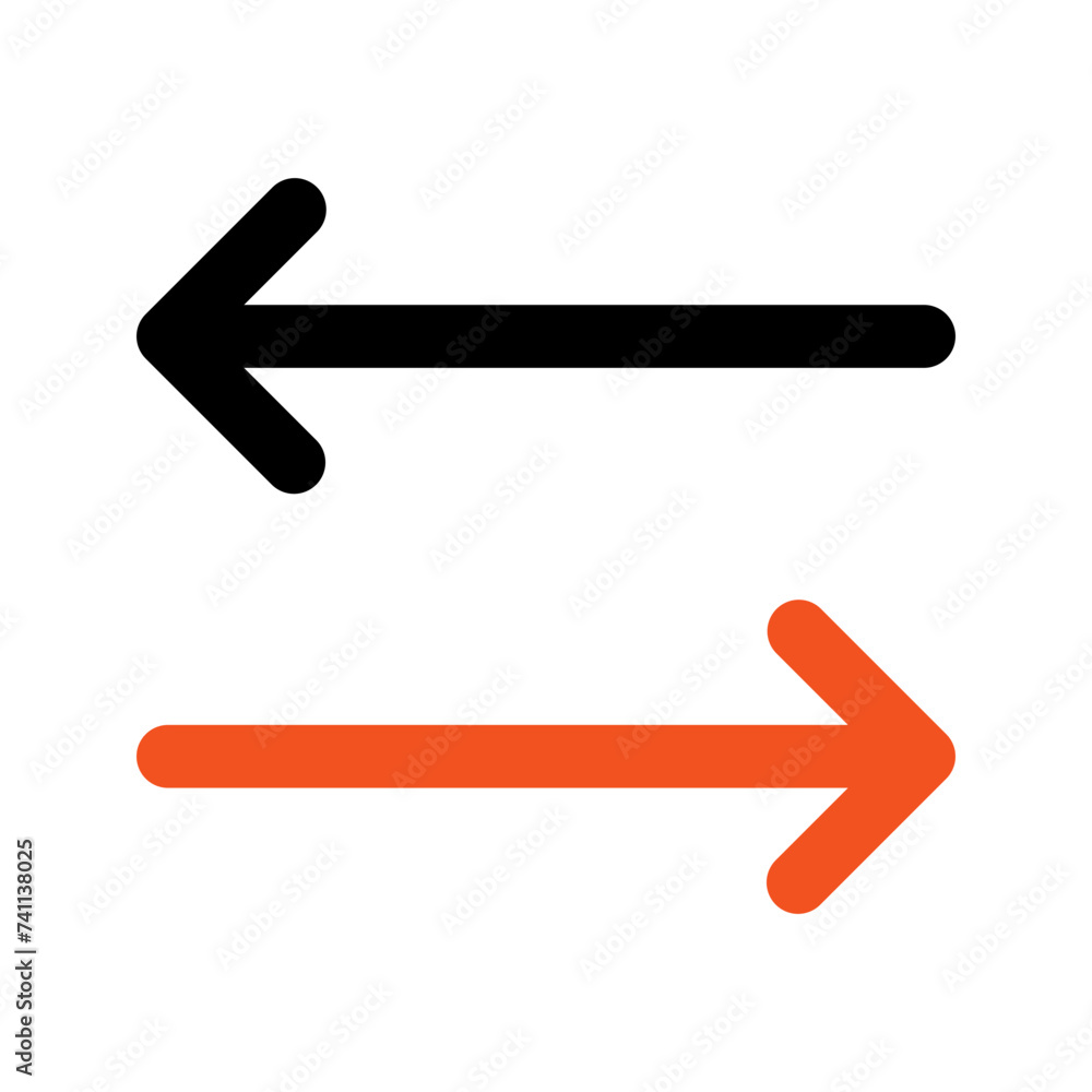 exchange line icon exchange line icon