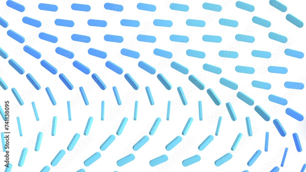 smooth satisfying animation 3d illustration of blue geometric pattern shapes. Can be used to represent motion minimal design, video ads background or dynamic computer technology smooth satisfying animation 3d illustration of blue geometric pattern shapes. Can be used to represent motion minimal design, video ads background or dynamic computer technology