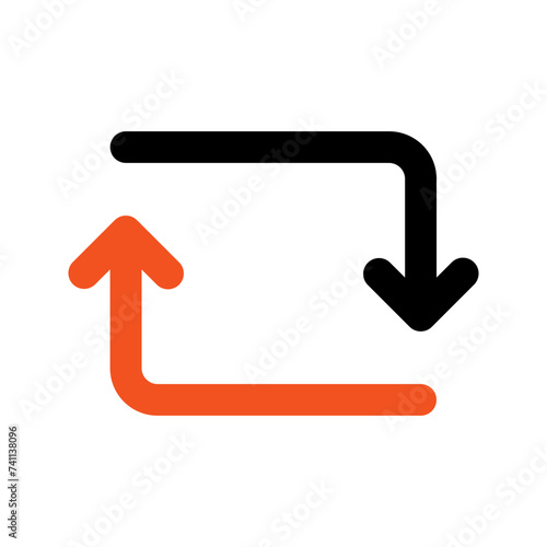 repeat line icon