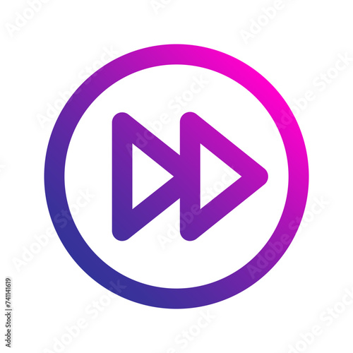 Free Download forward gradient icon - GFXLoad
