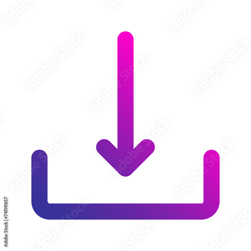 download gradient icon