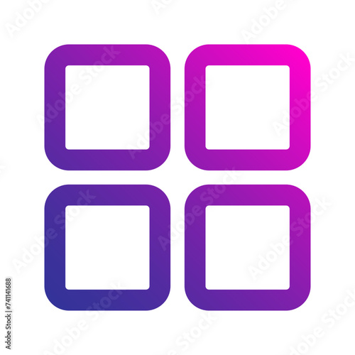 menu gradient icon