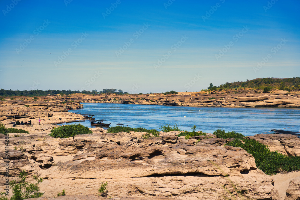 Fototapeta premium サンパンポーク展望台 ウボンラチャタニー・タイ สามพันโบก Ubon Ratchathani, Thailand