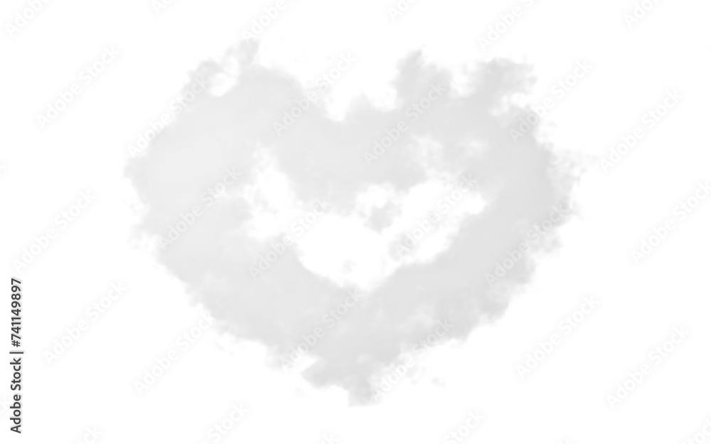 White cloud model, white smoke, 3d rendering. White cloud model, white smoke, 3d rendering.