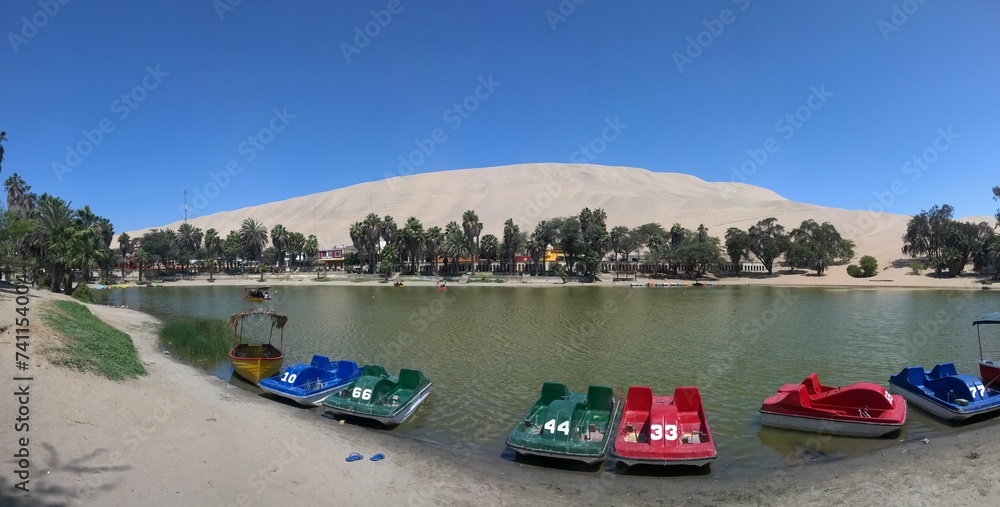 Fototapeta premium Huacachina Oasis, Ica, Peru