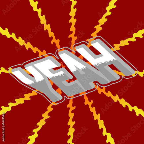 design vector perfect stop welcome burn yeah