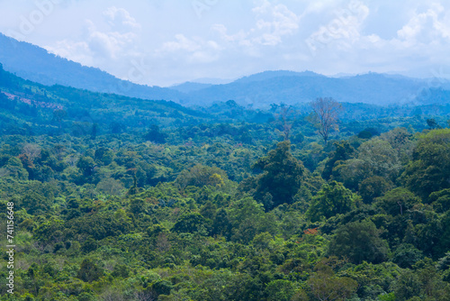 Mountain in Central Borneo Tropical Forest © abdul gapur dayak