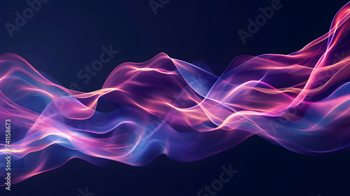 Abstract wave background with copy space