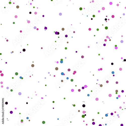 A colorful confetti glitter dot texture design element.