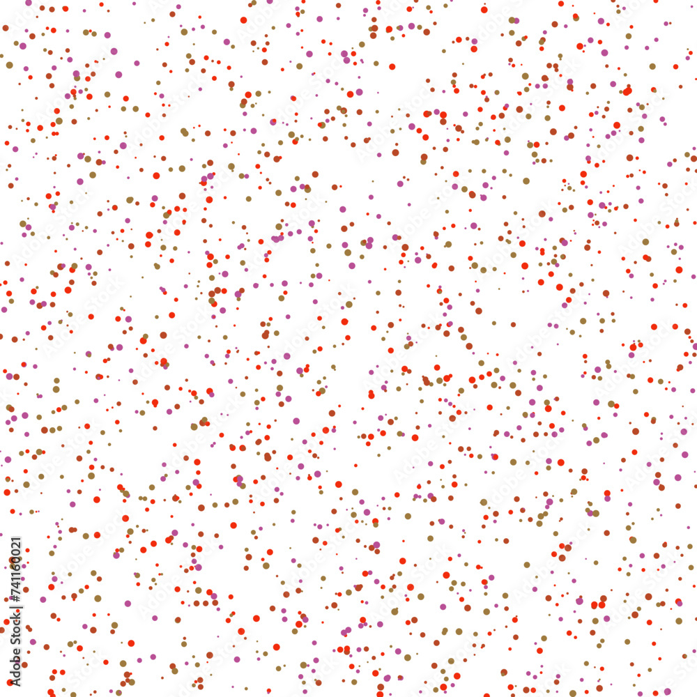 A colorful confetti glitter dot texture design element.