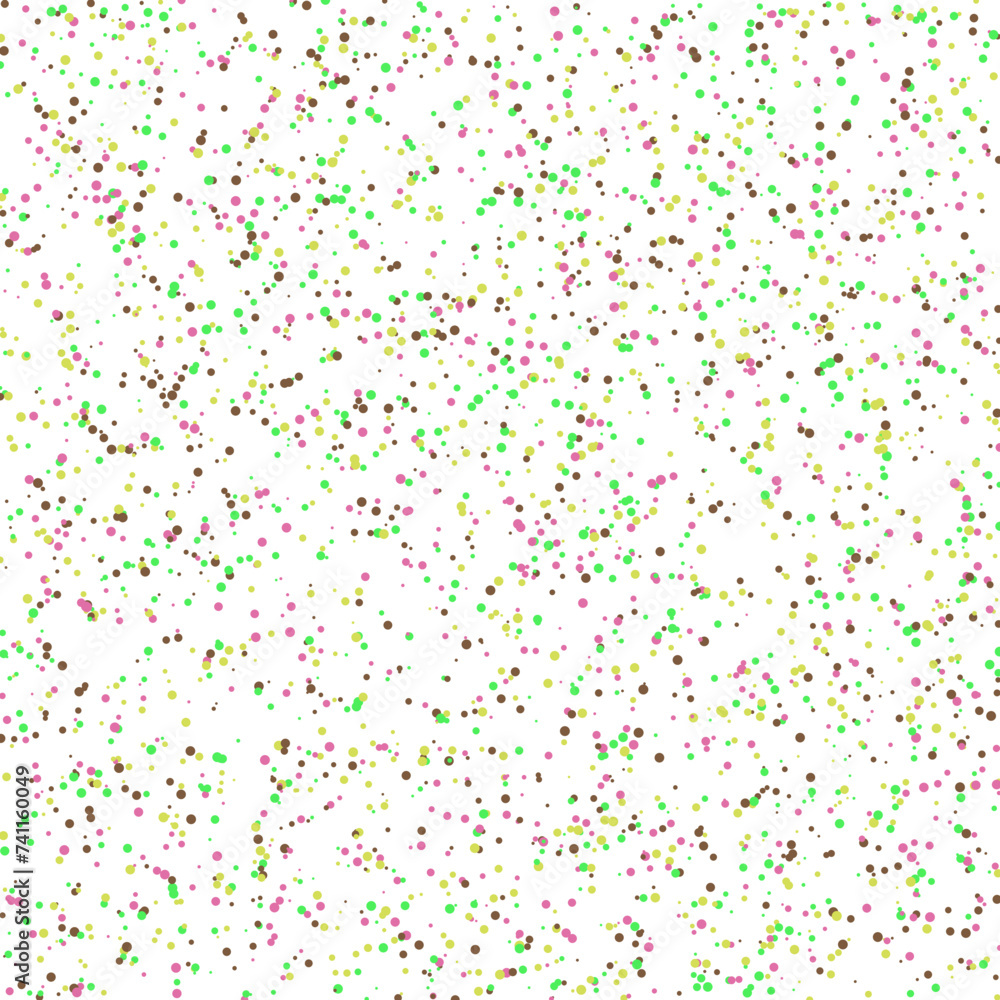 A colorful confetti glitter dot texture design element. A colorful confetti glitter dot texture design element.