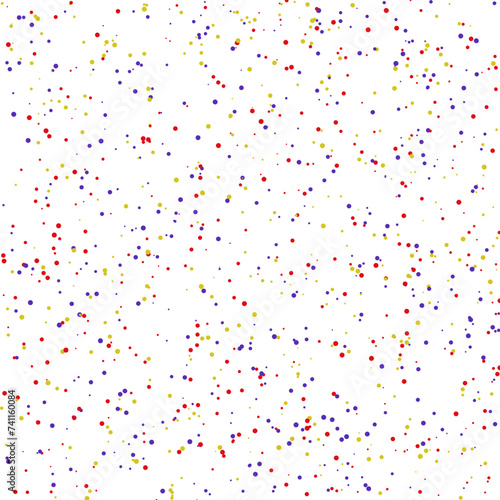 A colorful confetti glitter dot texture design element.