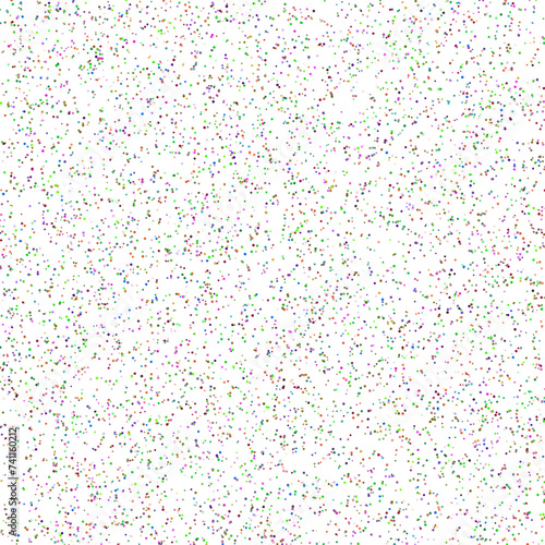 A colorful confetti glitter dot texture design element.