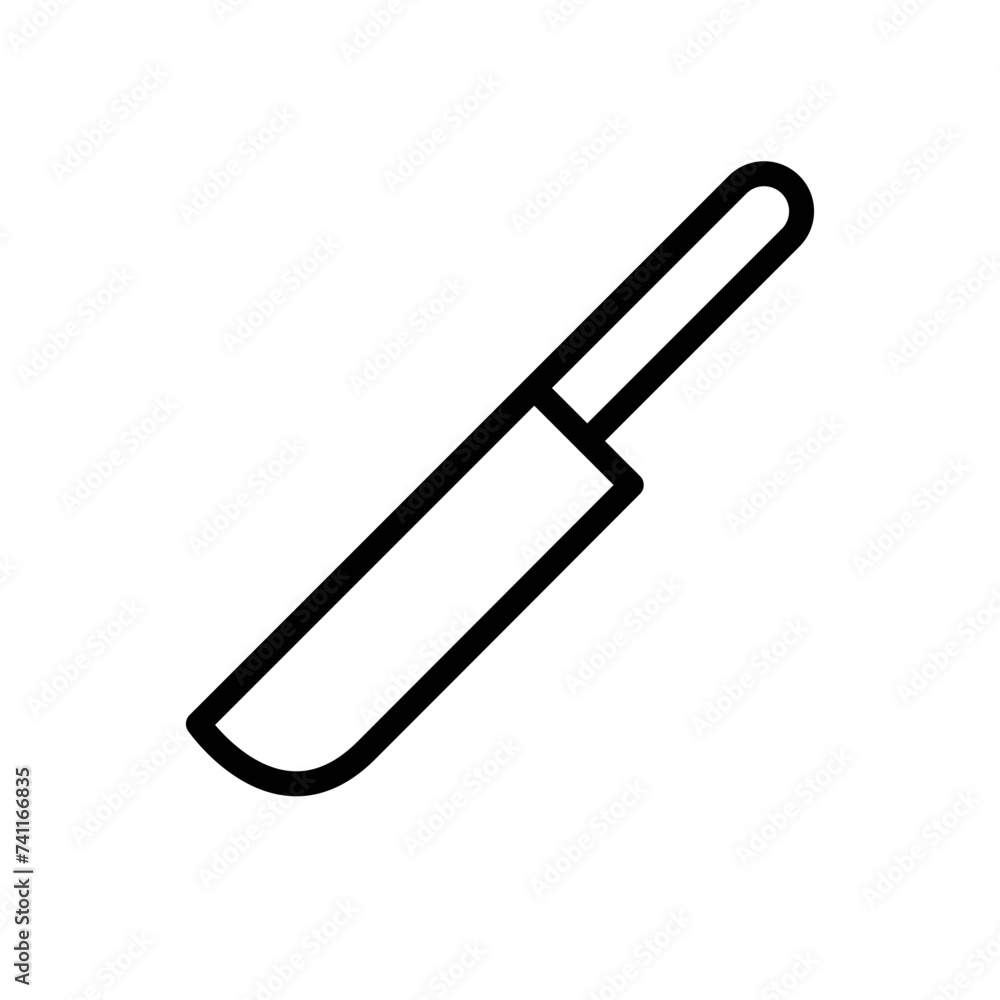 knife vector line icon knife vector line icon