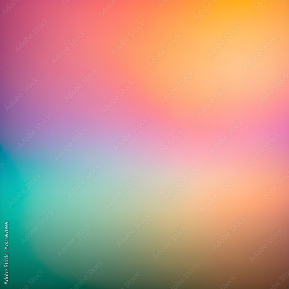 Abstract colorful background with bokeh. Blurred color gradient purple pink blue yellow green color gradient background dark abstract backdrop banner poster card wallpaper website header design.