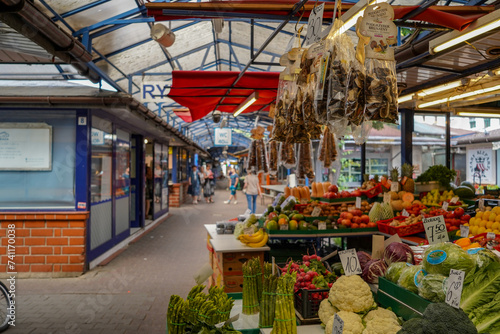 Stary Kleparz , traditional and local food market in Poland