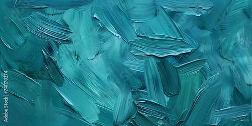 Wallpaper Mural Abstract Turquoise Brush Strokes Texture Torontodigital.ca
