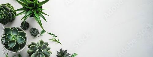 A flower decoration on concrete. Blank space or copyspace for text or edit. illustration postcard banner.