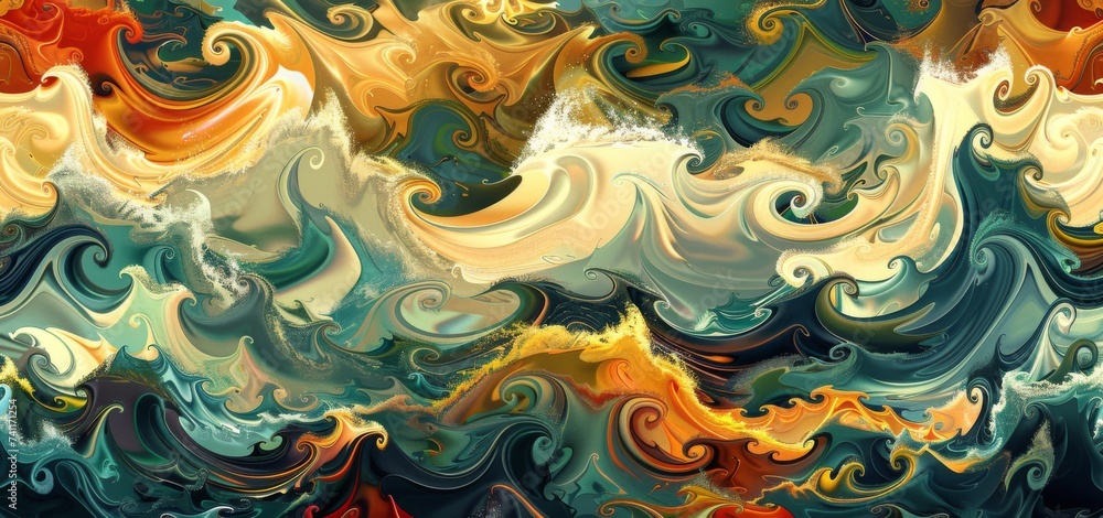 colorful liquid waves, background art, abstract seamless pattern colorful liquid waves, background art, abstract seamless pattern