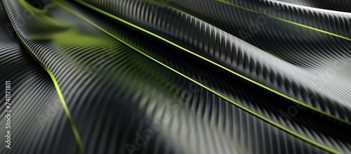 black and green carbon fiber background