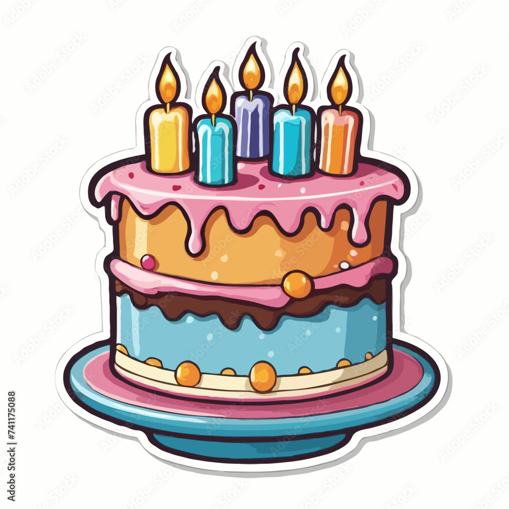 birthday cake with candles birthday cake with candles