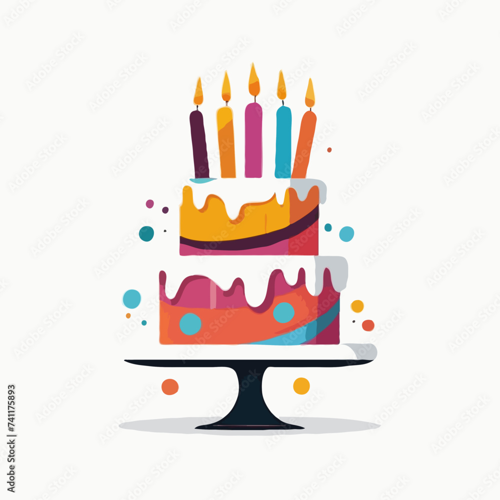 birthday cake with candles birthday cake with candles