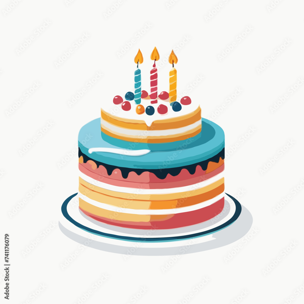 birthday cake with candles birthday cake with candles
