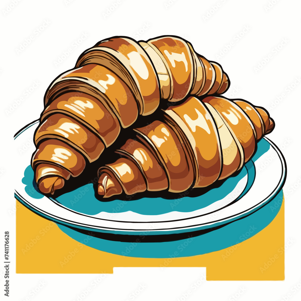 croissant isolated on white background
croissant isolated on white background