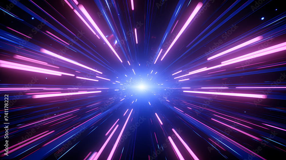 Naklejka premium Horizontal colorful abstract wavy background with waves