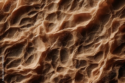 Brown paper background with a wrinkled appearance