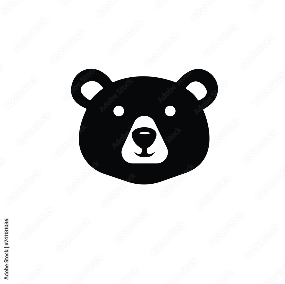 Obraz premium Modern bear logo