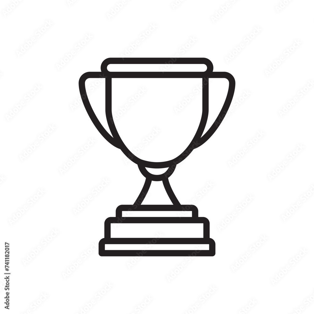 trophy icon design vector template trophy icon design vector template