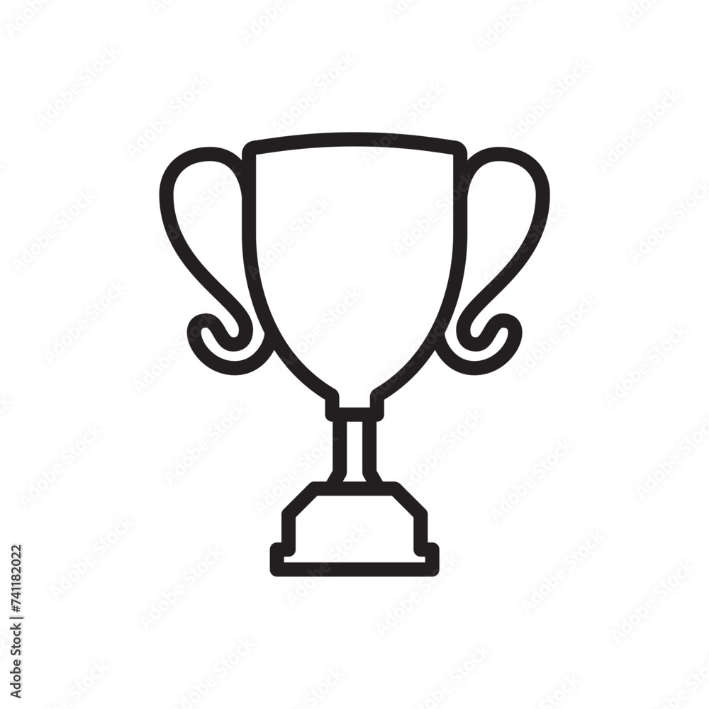 trophy icon design vector template trophy icon design vector template