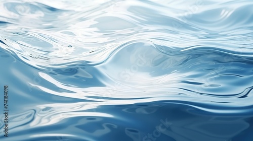 Blue waves water ripples wallpaper, blue waves background, summer simple wallpaper