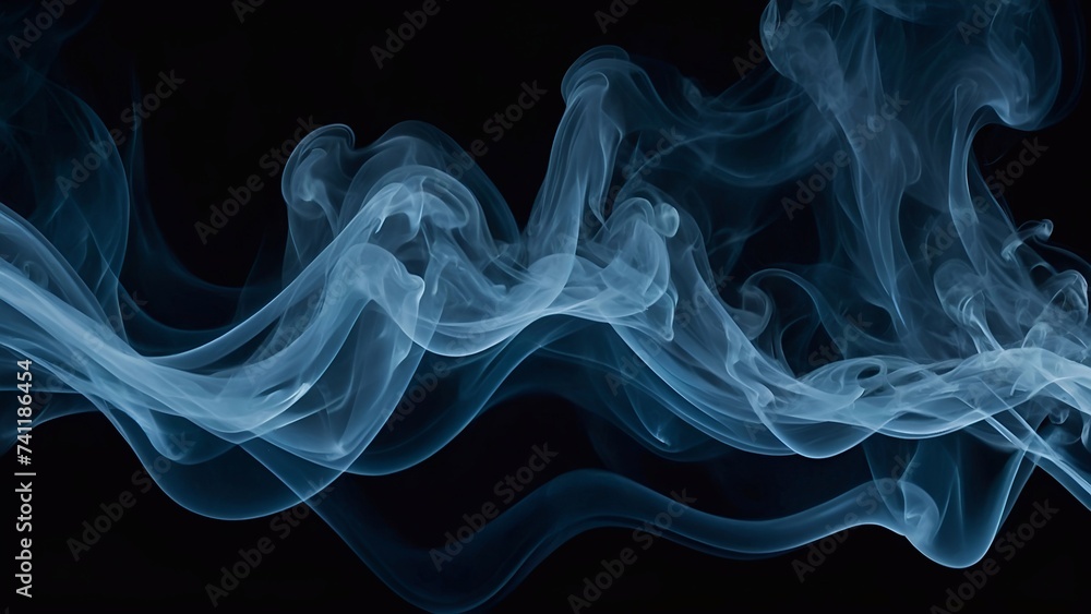 abstract light blue energy waves smoke background abstract light blue energy waves smoke background