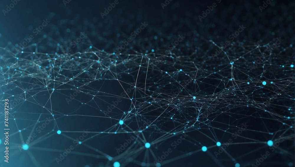 Abstract Technology connected dots and lines background Abstract Technology connected dots and lines background