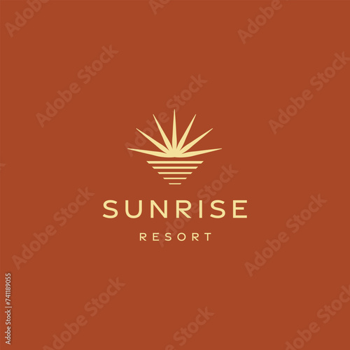 A Tranquil Logo for Oceanfront Destinations