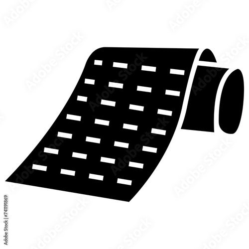 Receipt solid icon design