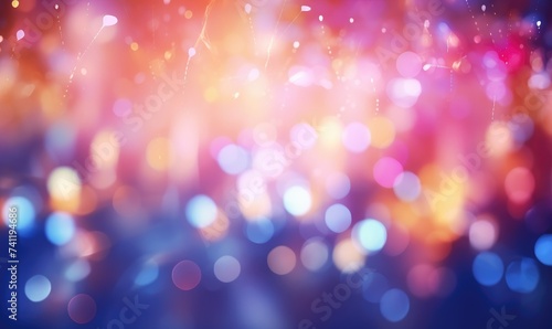 Abstract light effects bokeh background