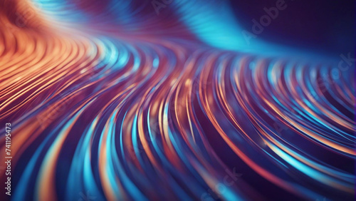 Abstract wavy lines background.