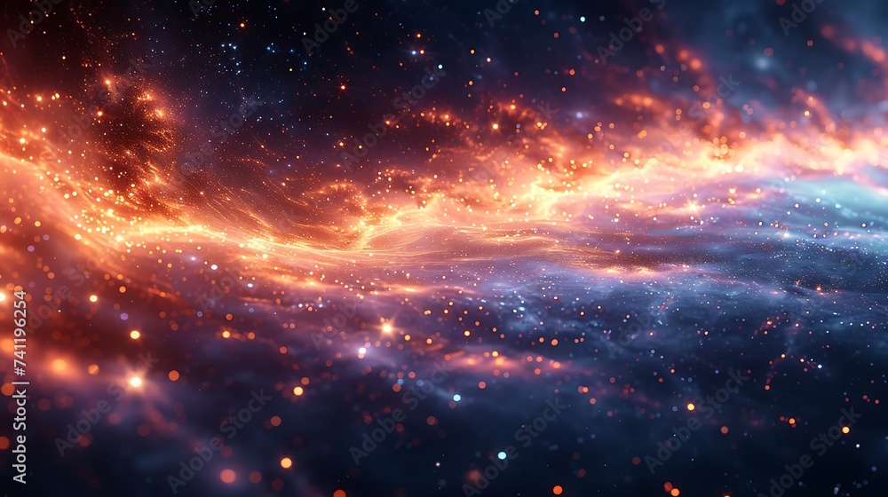 Celestial Abstraction: Interpreting the Mysteries of the Cosmic Universe