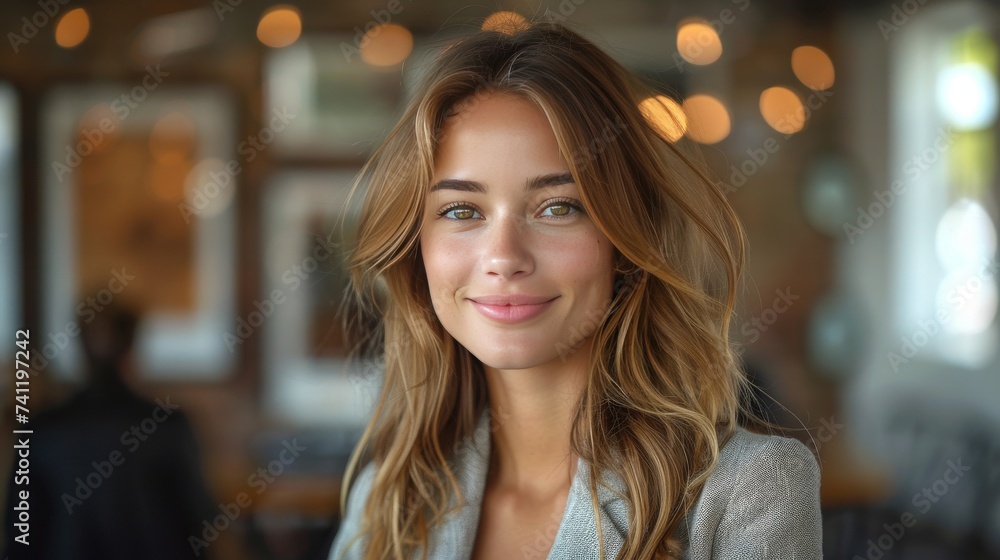 Smiling woman Smiling woman