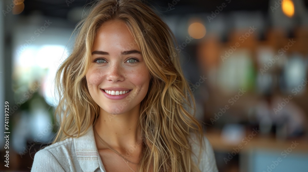 Smiling woman Smiling woman