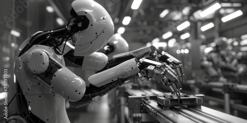 Robotic arm assembly line manufacturing revolution precision and innovation