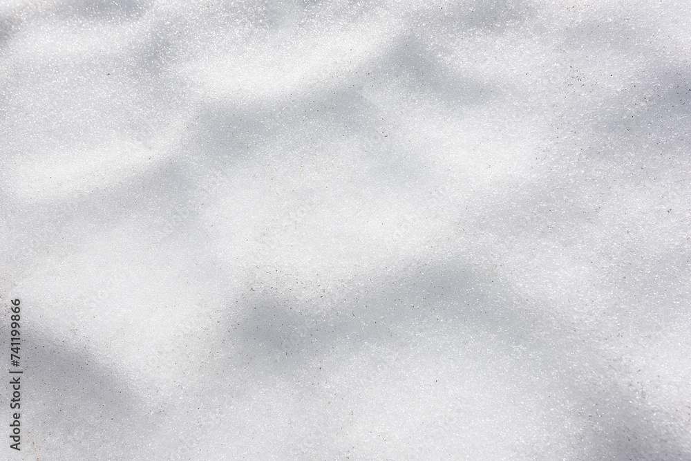 snow texture background with ripples