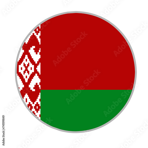 Free Download belarus flag round shape  - GFXLoad